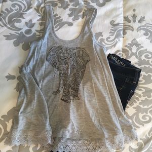 Grey Elephant Tank